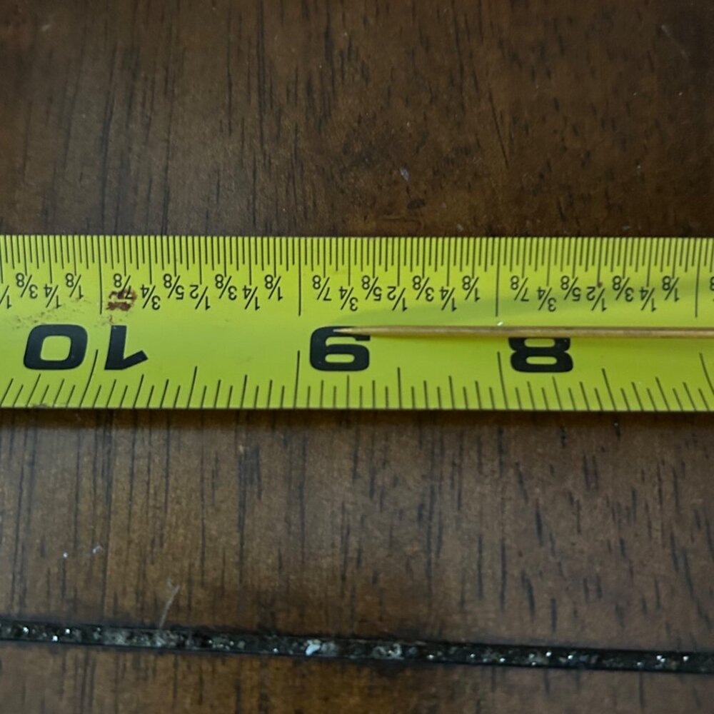 Antique Edwardian Hat Pin Gilded Brass Filigree Red Cabochon 1900s 9" READ - Picture 15 of 16